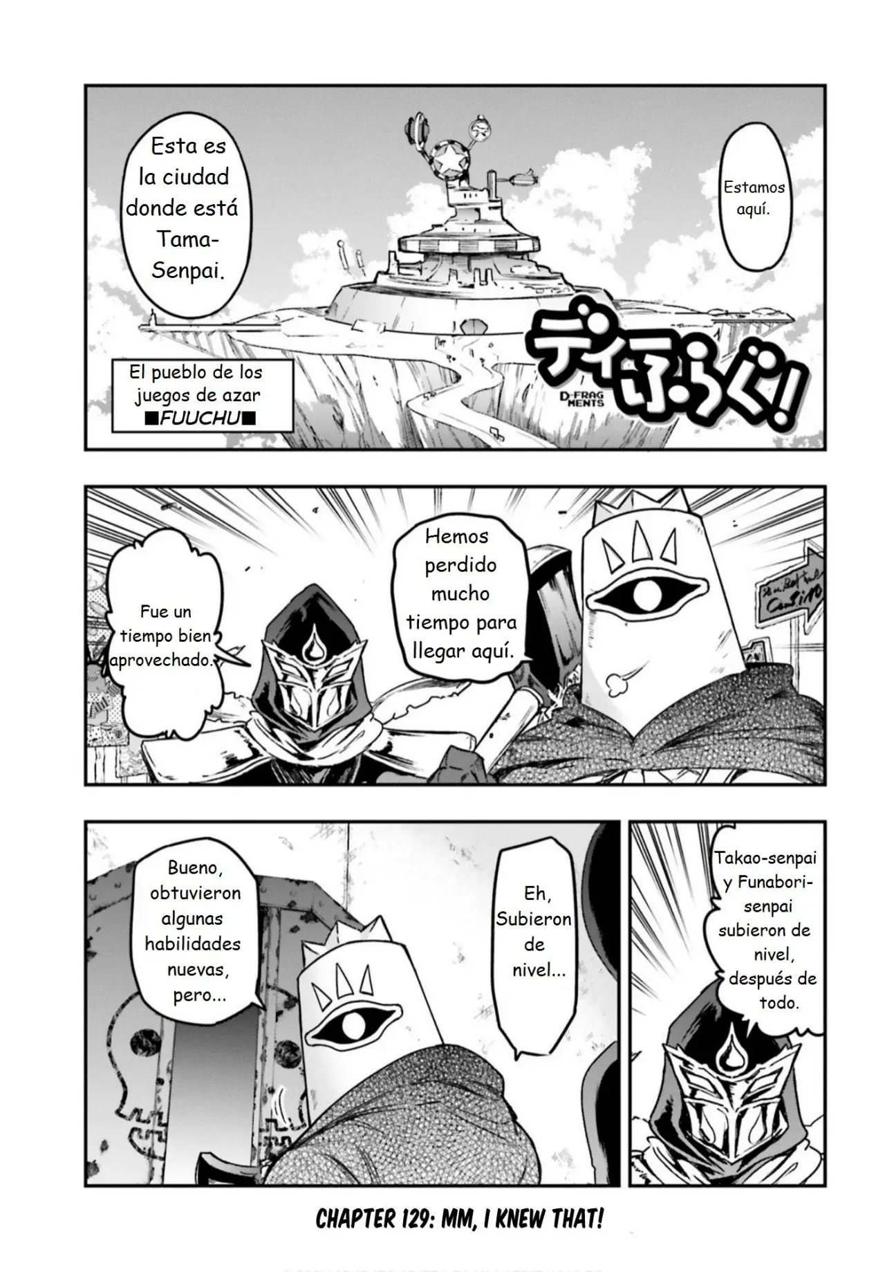 D-Frag capítulo 129, página 1
