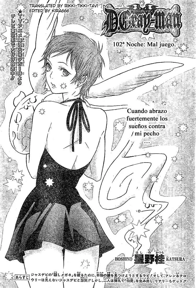 D.Gray-man capítulo 102, página 1