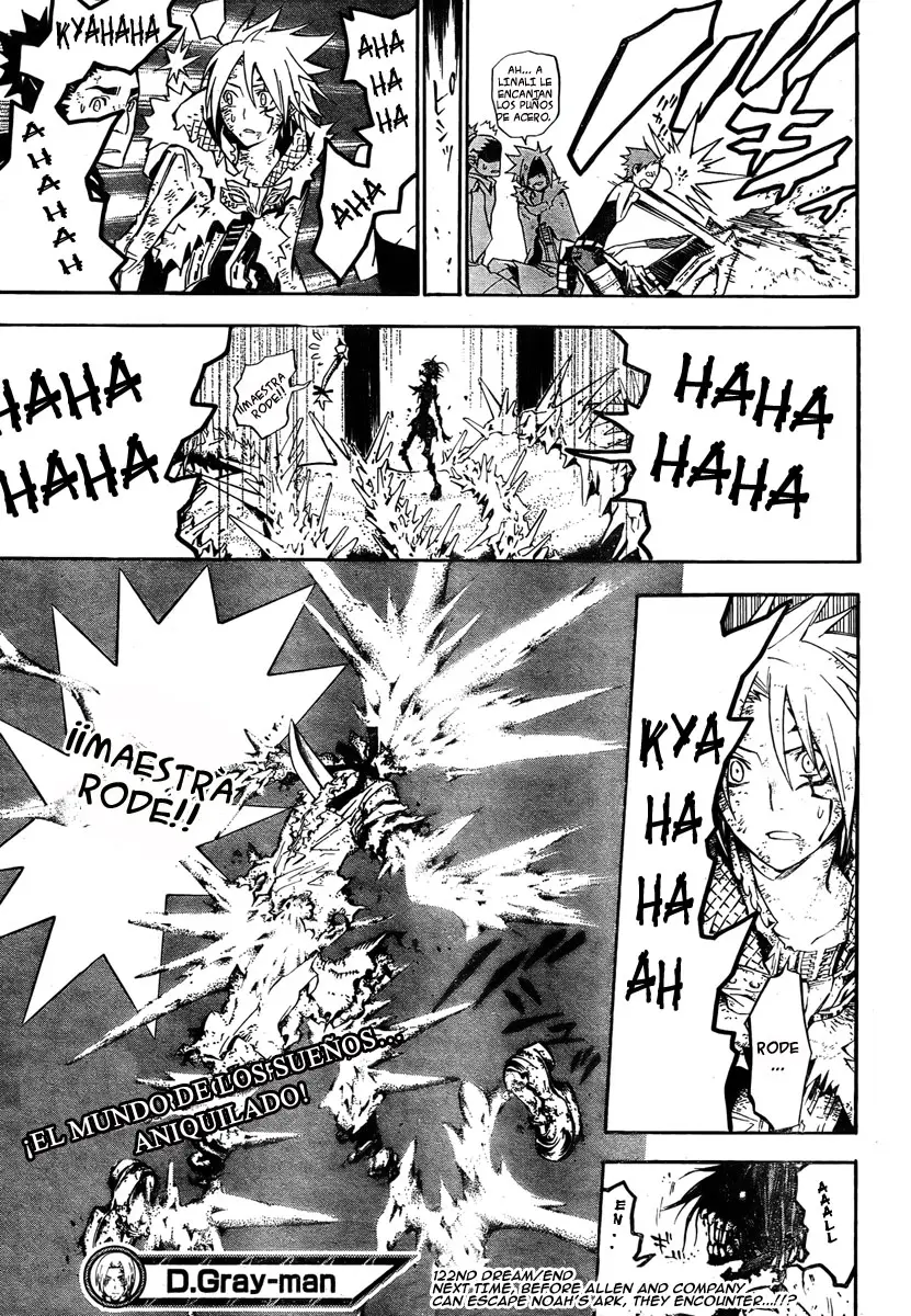 D.Gray-man capítulo 122, página 18