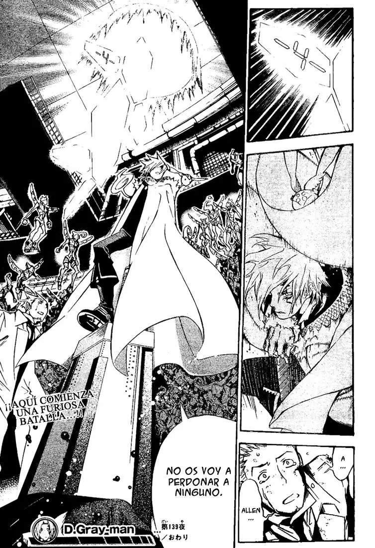 D.Gray-man capítulo 139, página 18