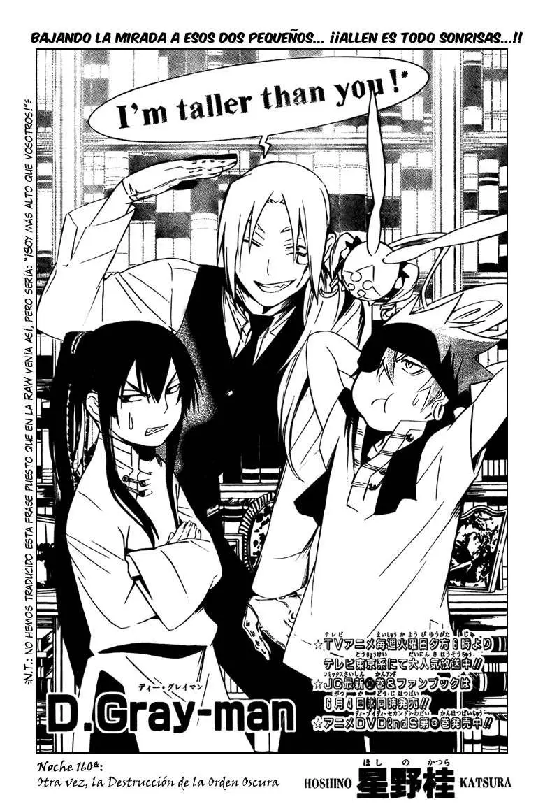 D.Gray-man capítulo 160, página 3