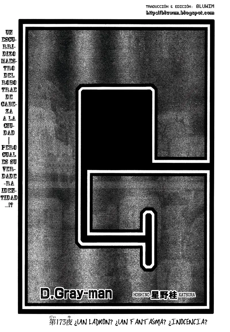D.Gray-man capítulo 173, página 1