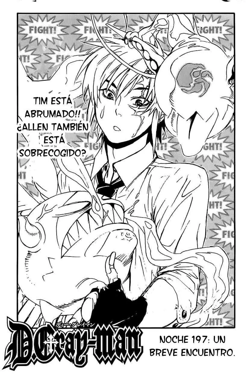 D.Gray-man capítulo 197, página 1