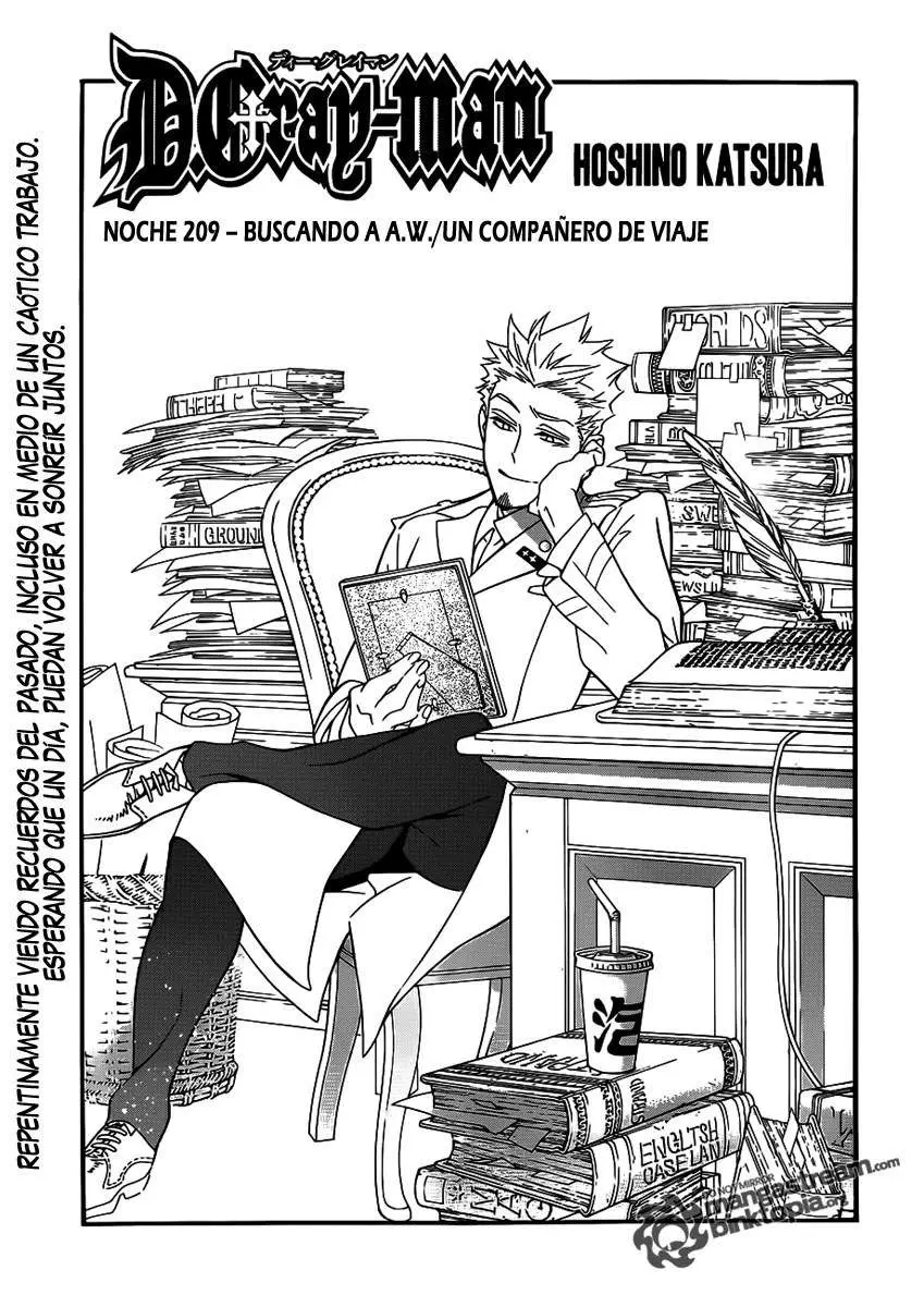 D.Gray-man capítulo 209, página 2