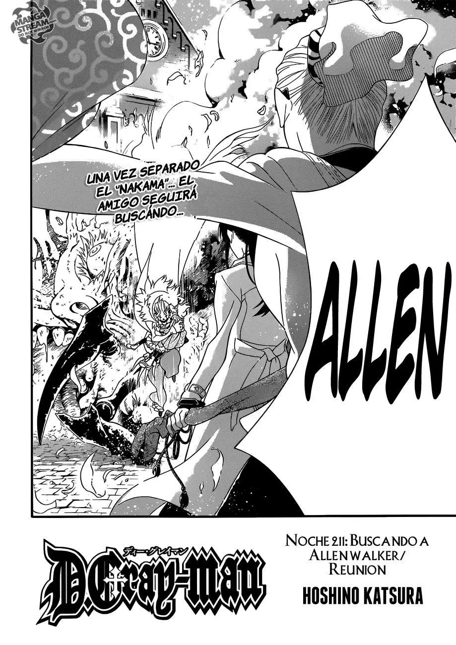 D.Gray-man capítulo 211, página 1