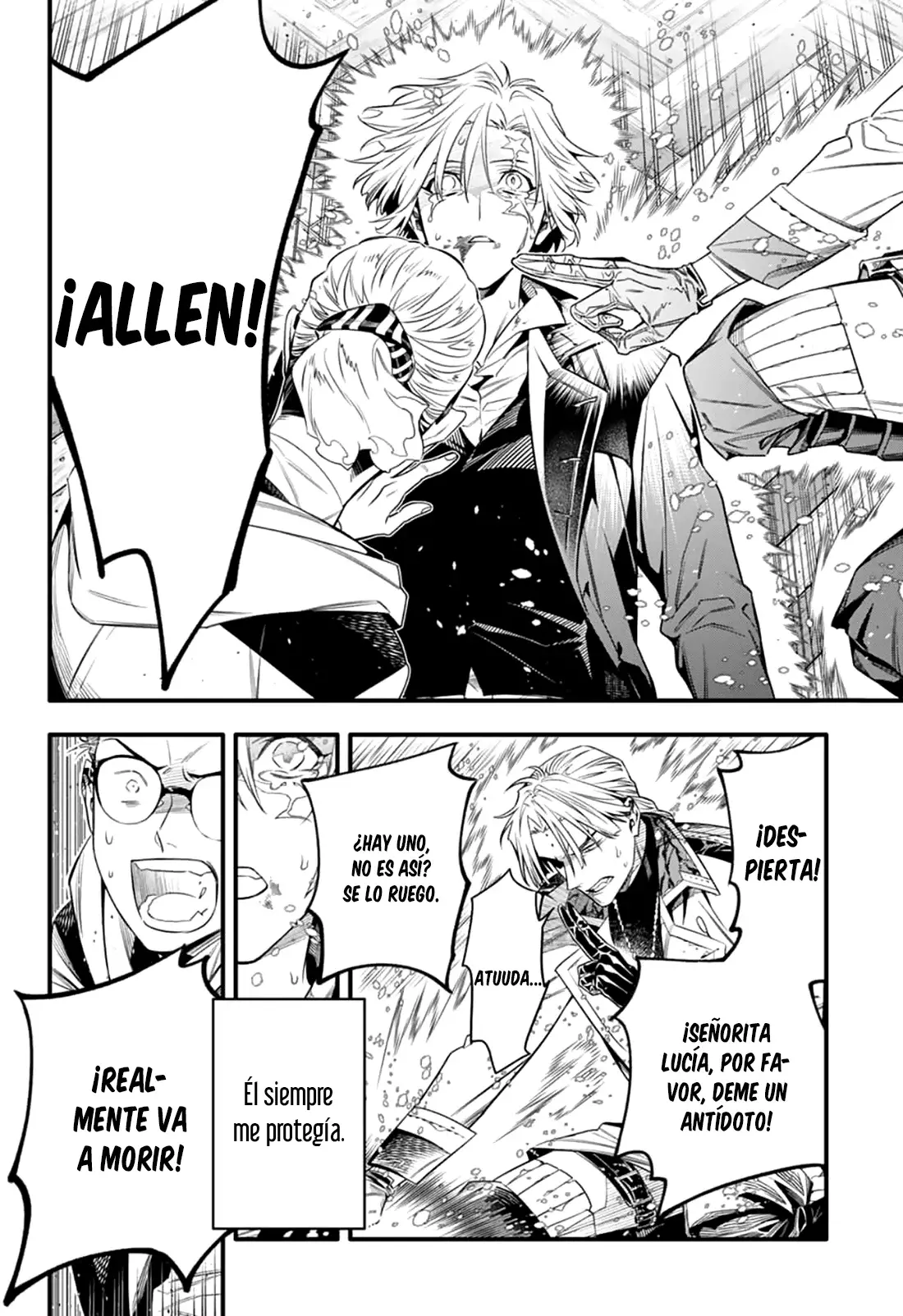 D.Gray-man capítulo 255, página 8