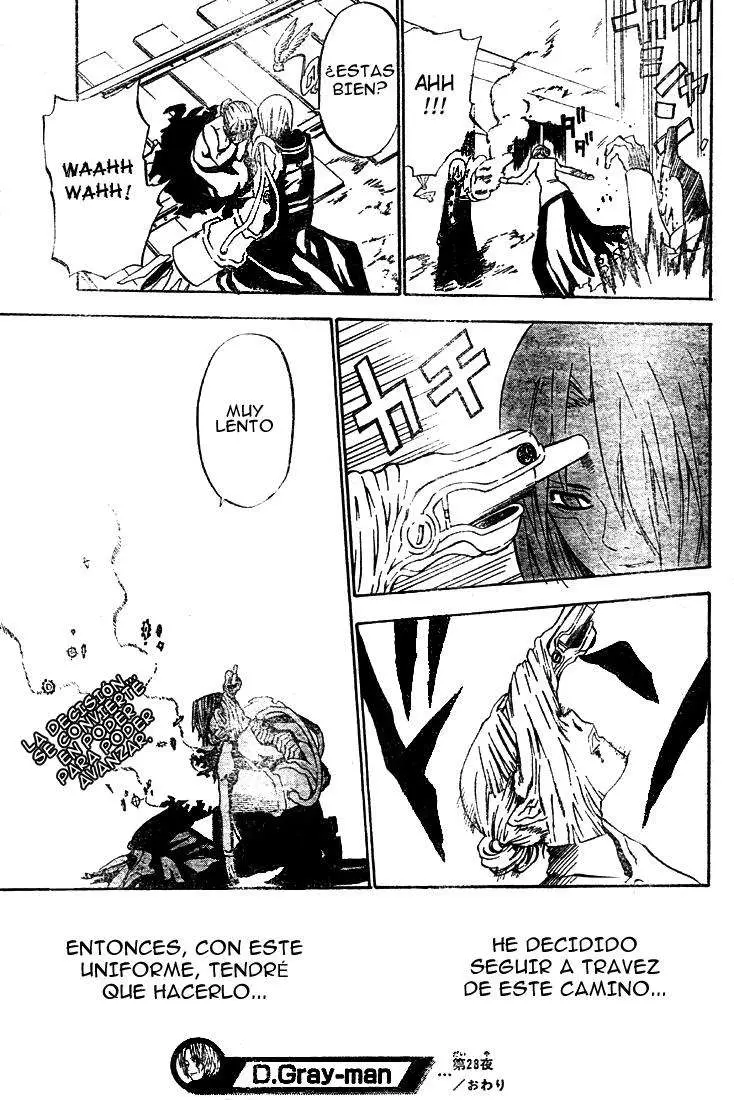 D.Gray-man capítulo 28, página 17