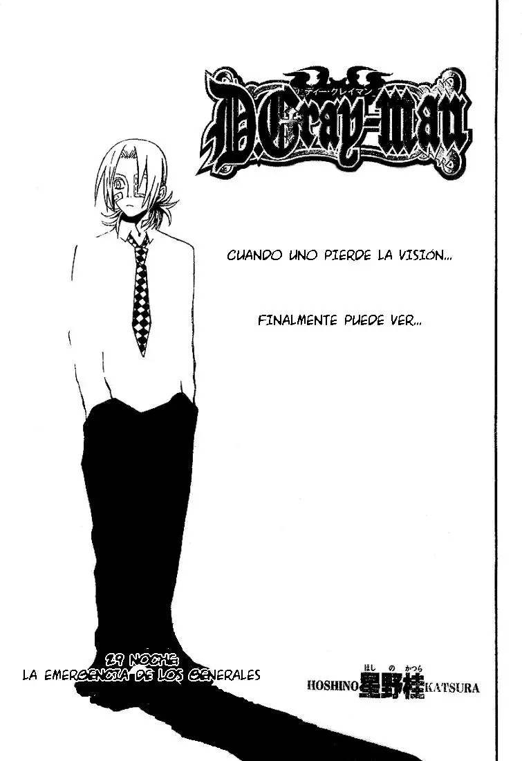 D.Gray-man capítulo 29, página 1