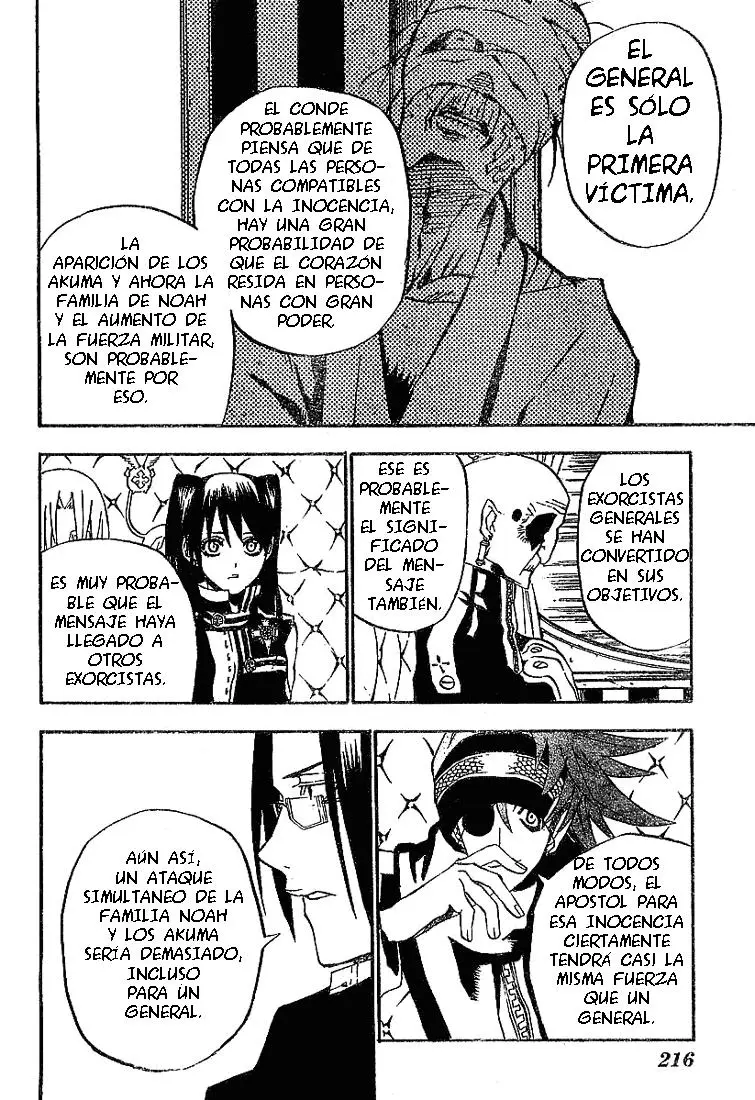 D.Gray-man capítulo 29, página 16