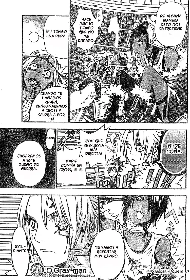 D.Gray-man capítulo 98, página 17