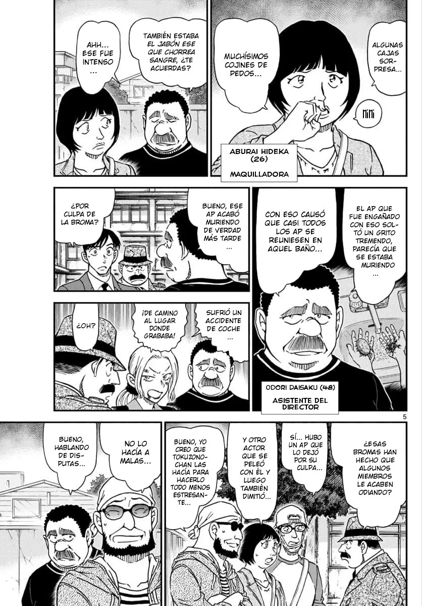 Detective Conan capítulo 1023, página 5