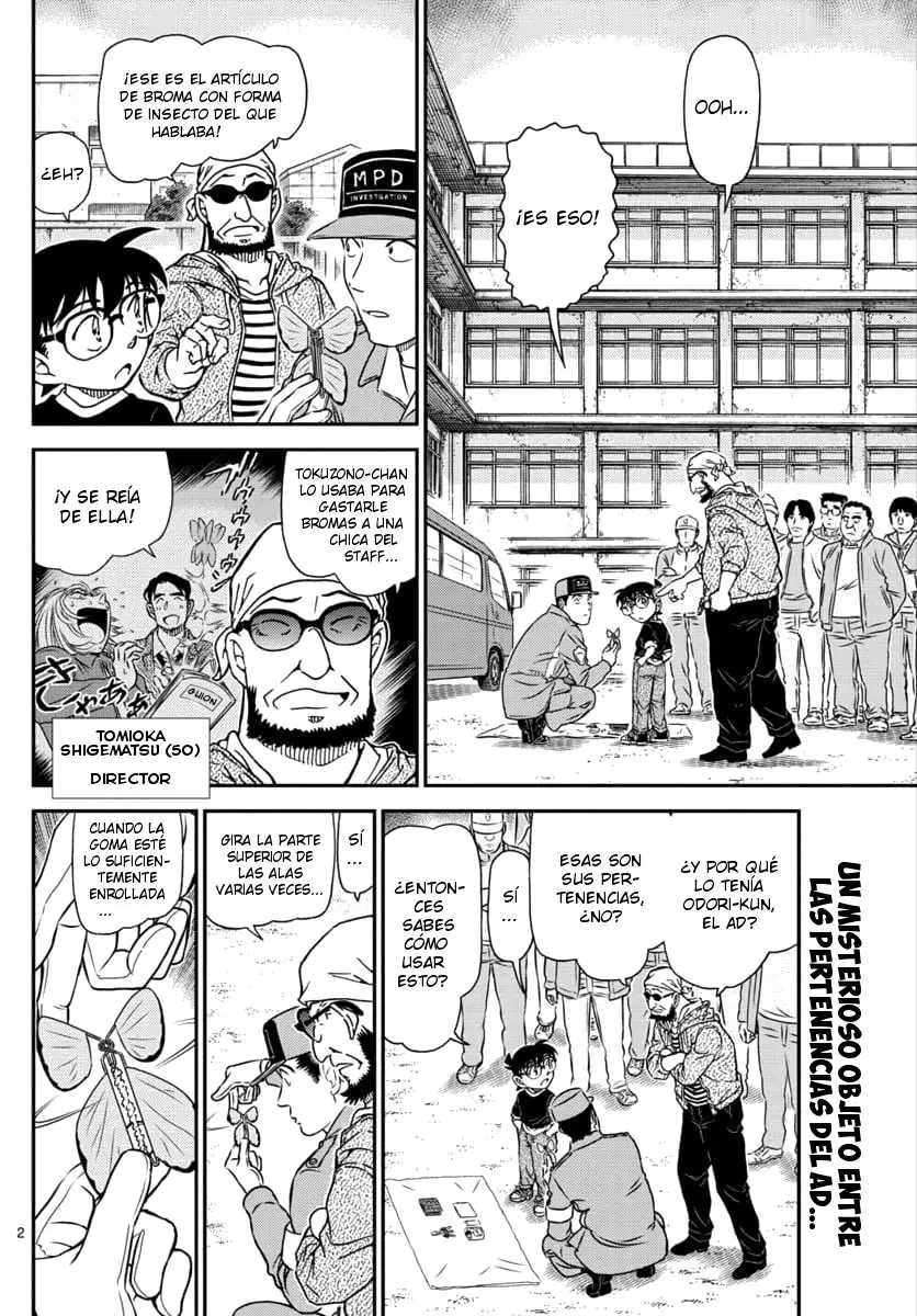 Detective Conan capítulo 1025, página 2