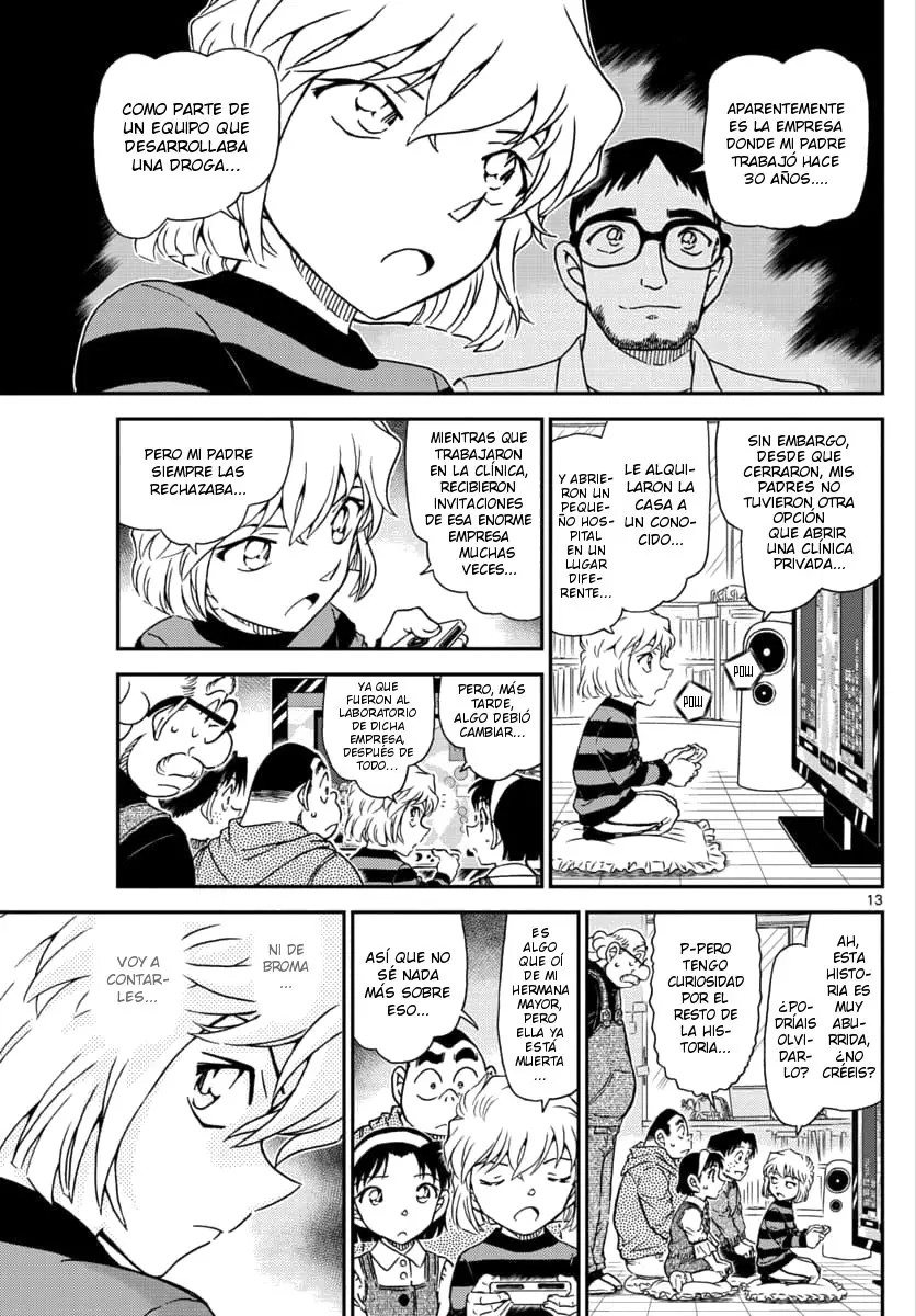 Detective Conan capítulo 1025, página 13