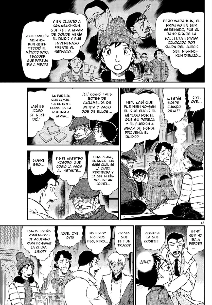 Detective Conan capítulo 1030, página 13