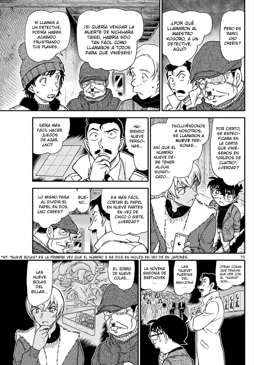 Detective Conan capítulo 1030, página 15