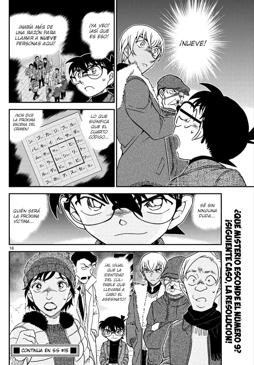 Detective Conan capítulo 1030, página 16