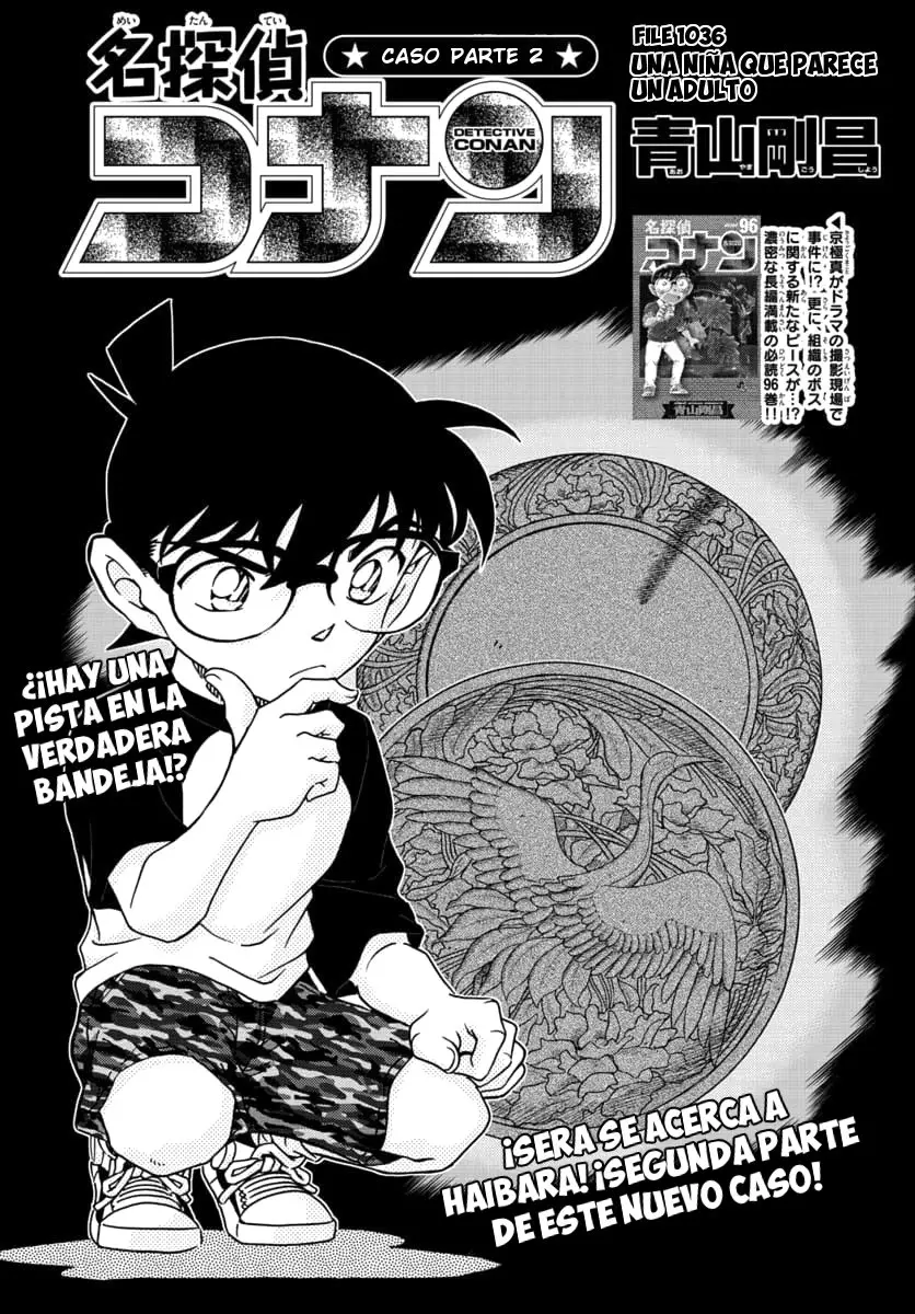 Detective Conan capítulo 1036, página 1