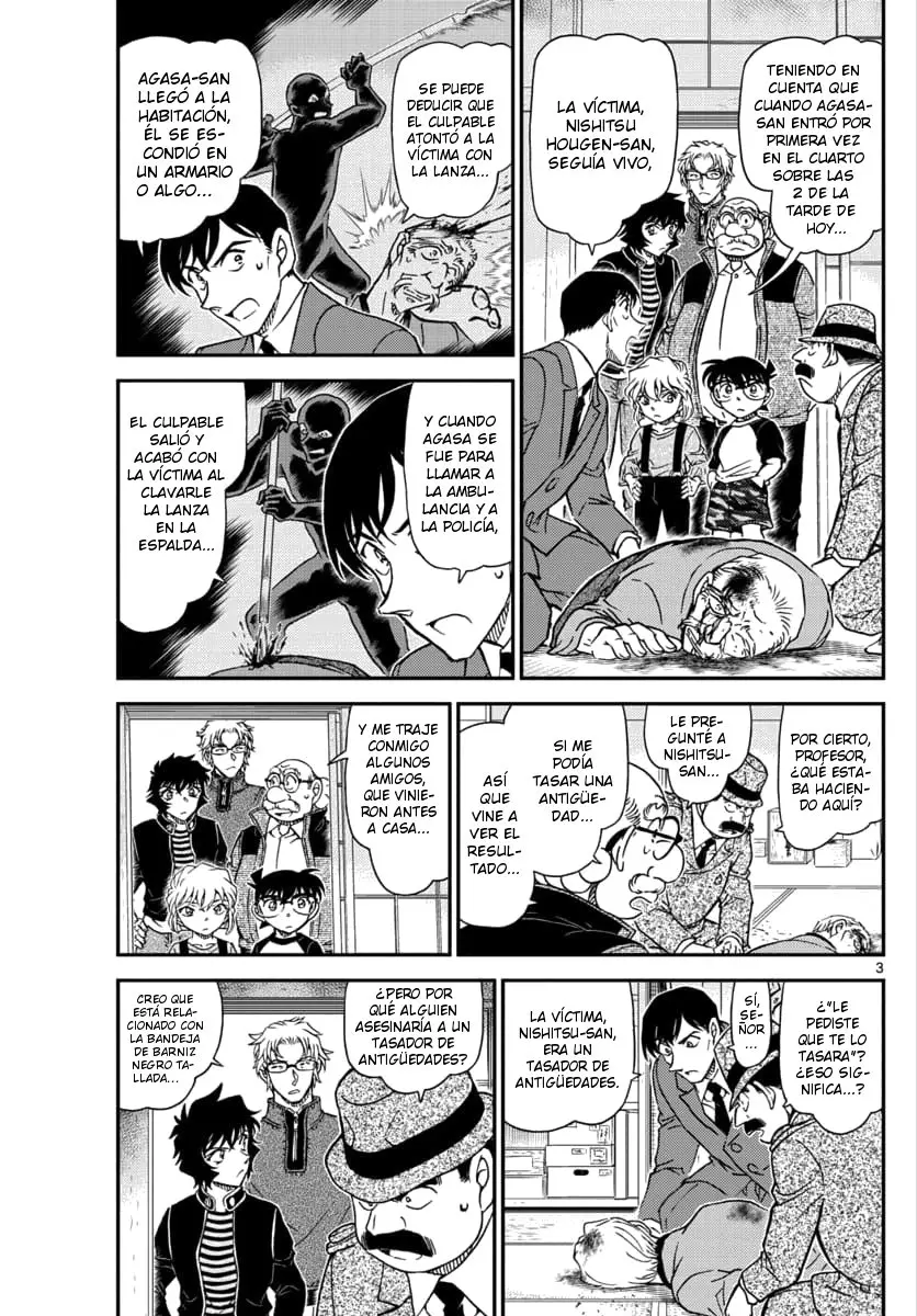 Detective Conan capítulo 1036, página 3
