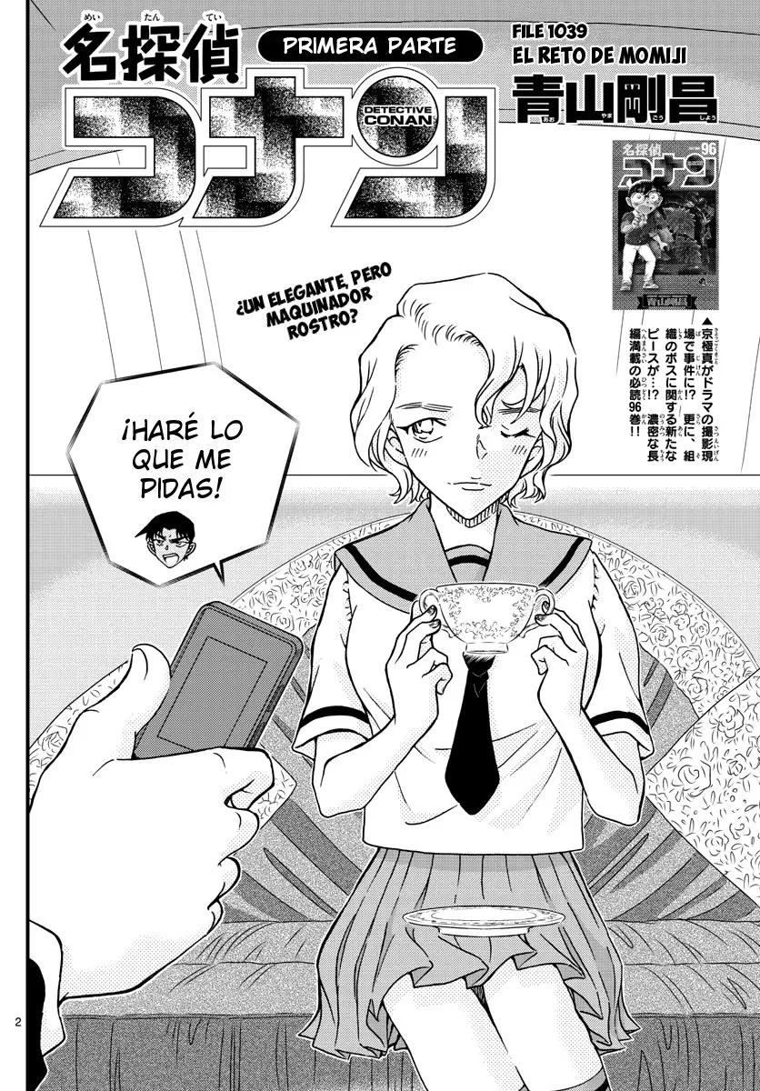 Detective Conan capítulo 1039, página 2