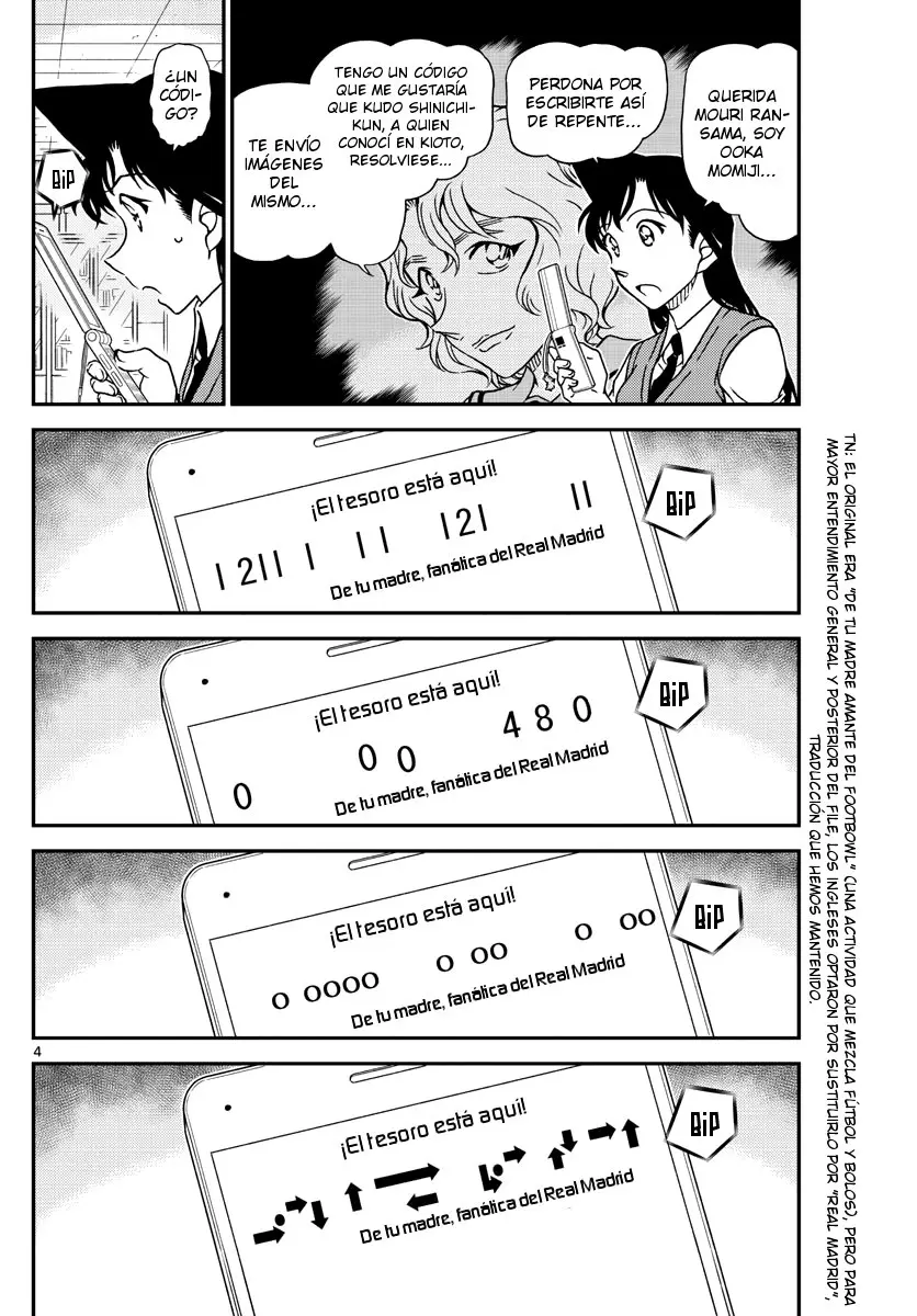 Detective Conan capítulo 1039, página 4