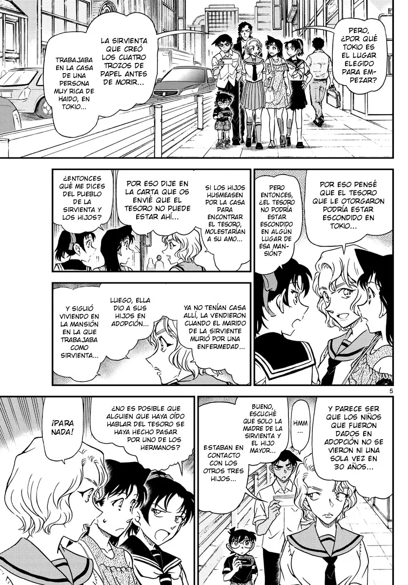 Detective Conan capítulo 1040, página 5