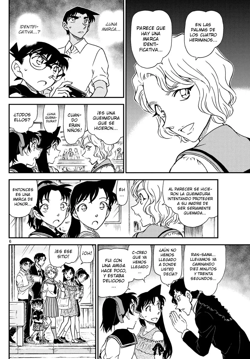 Detective Conan capítulo 1040, página 6