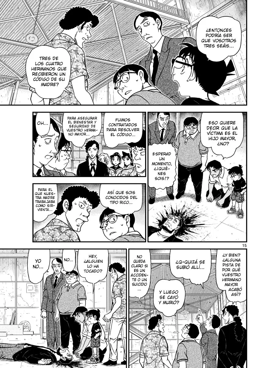 Detective Conan capítulo 1040, página 15