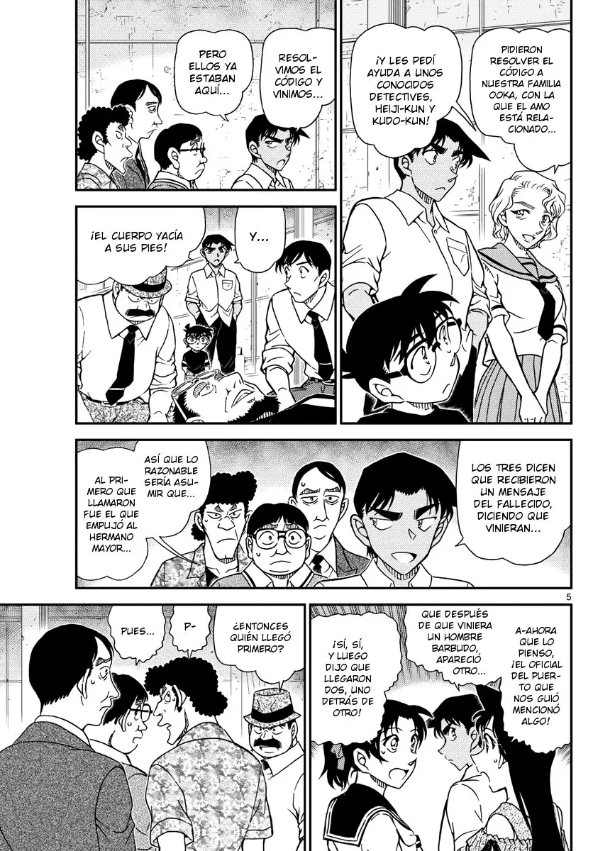 Detective Conan capítulo 1041, página 5