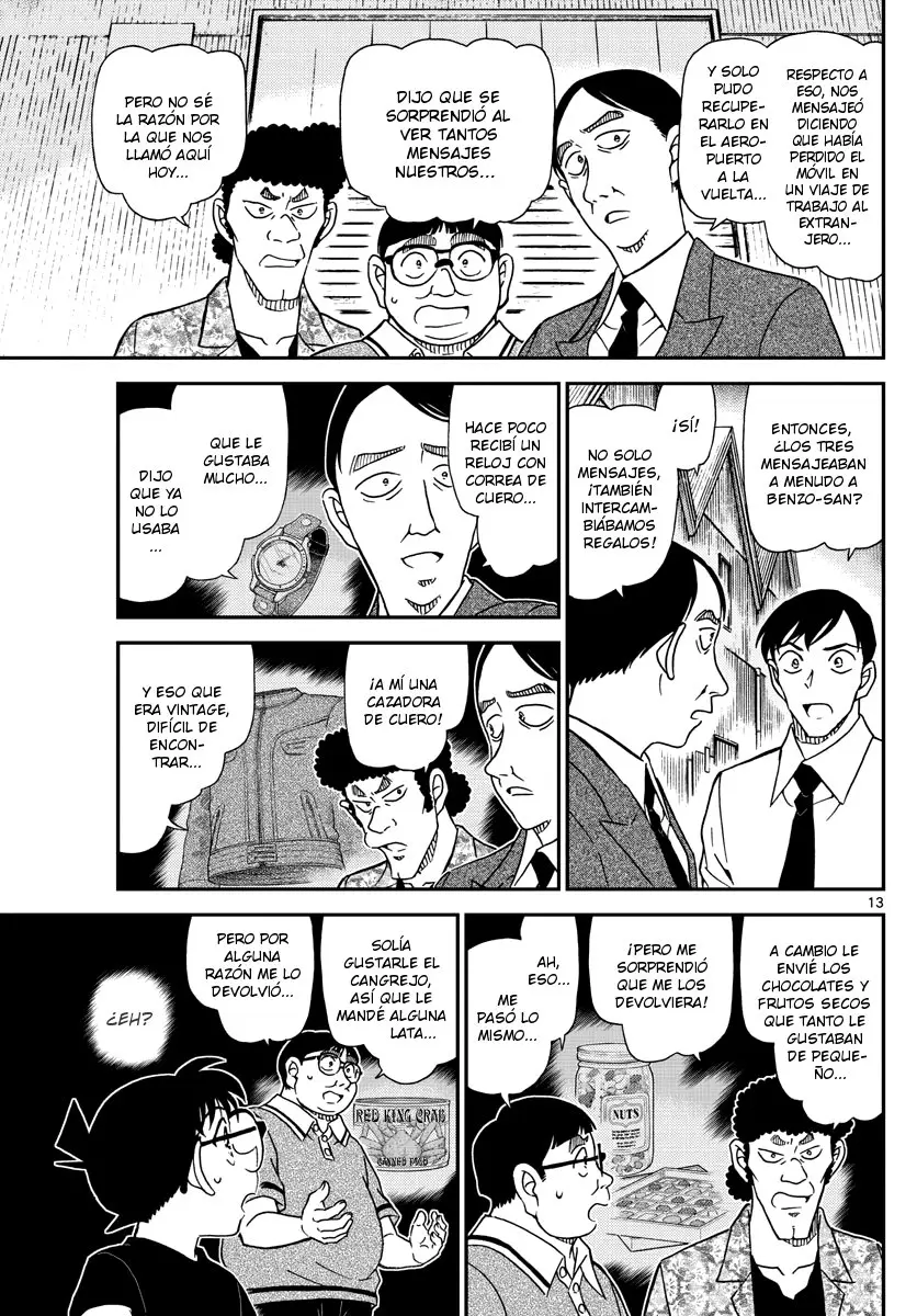 Detective Conan capítulo 1041, página 13