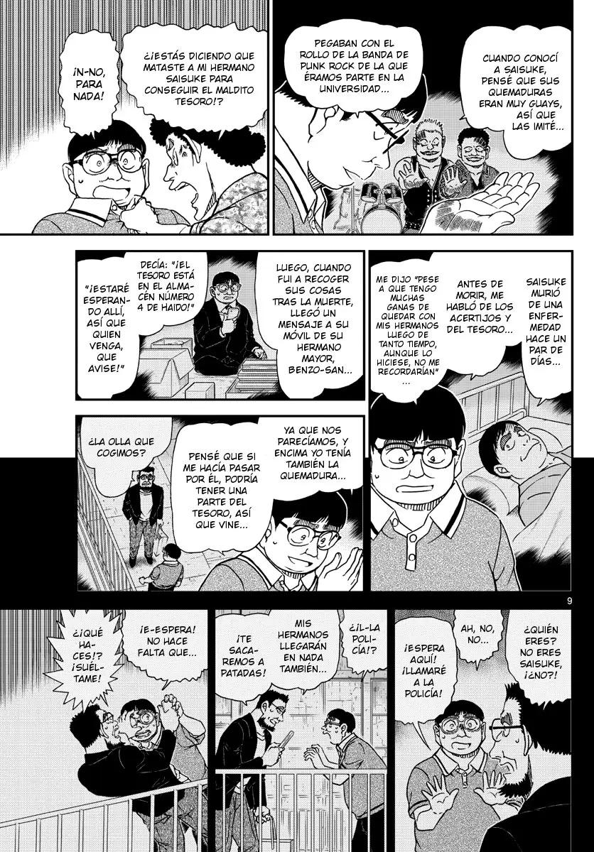 Detective Conan capítulo 1042, página 9