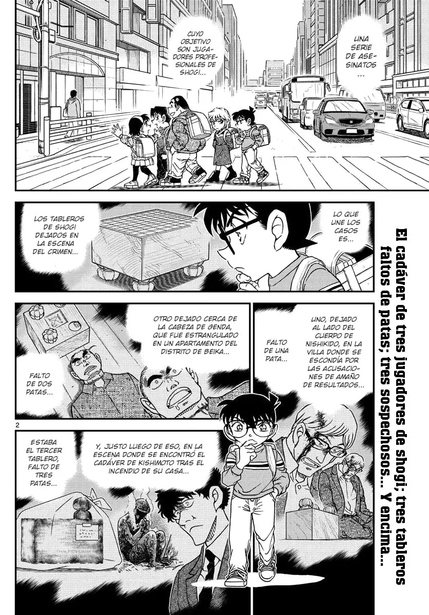 Detective Conan capítulo 1045, página 2