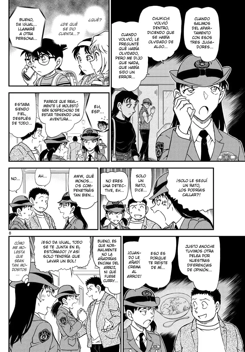 Detective Conan capítulo 1045, página 8