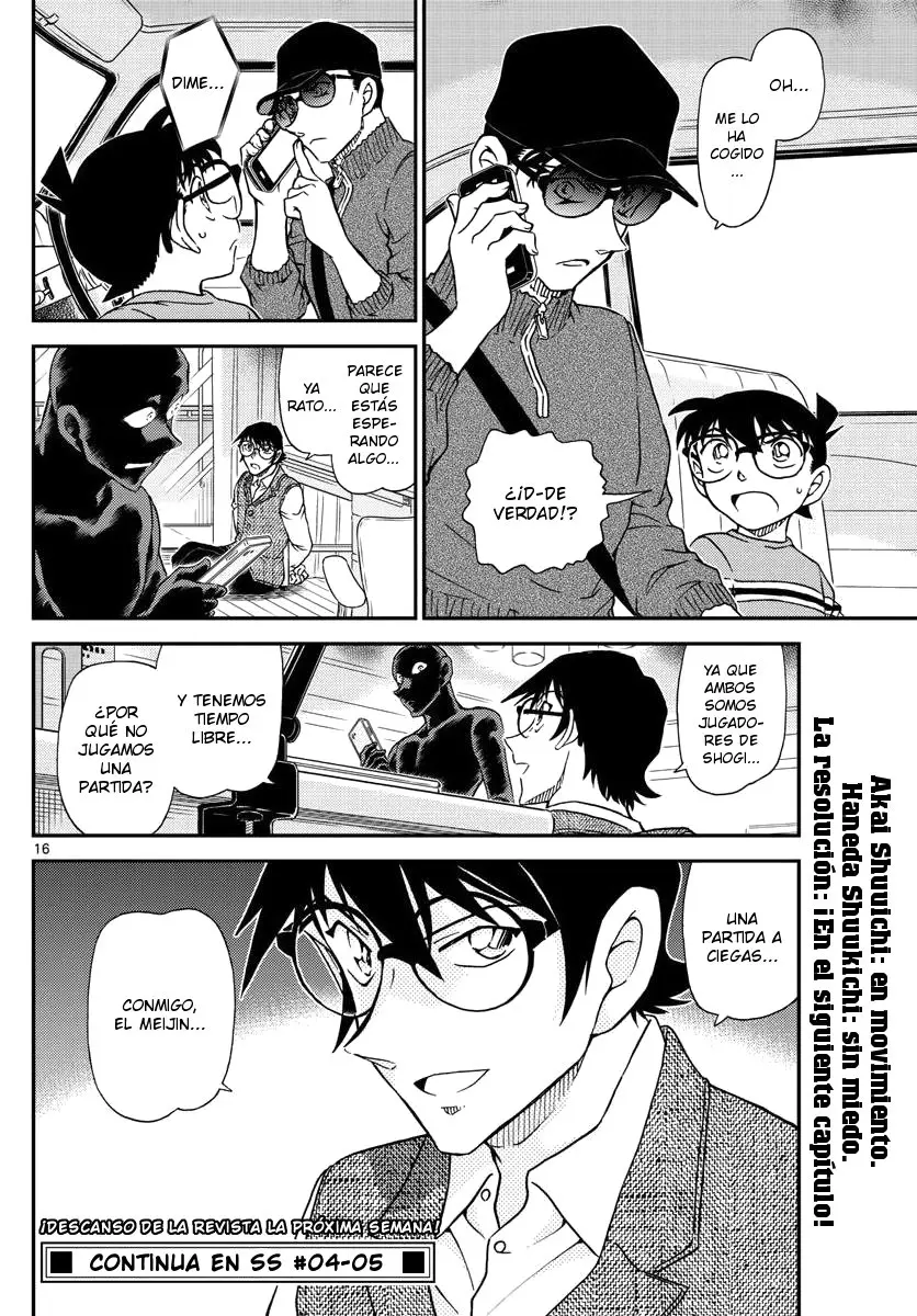 Detective Conan capítulo 1045, página 16
