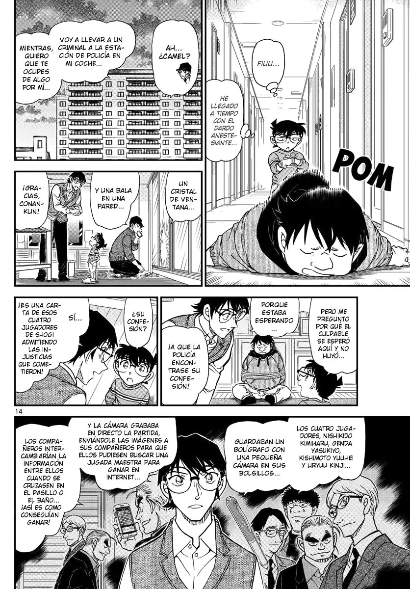 Detective Conan capítulo 1046, página 14