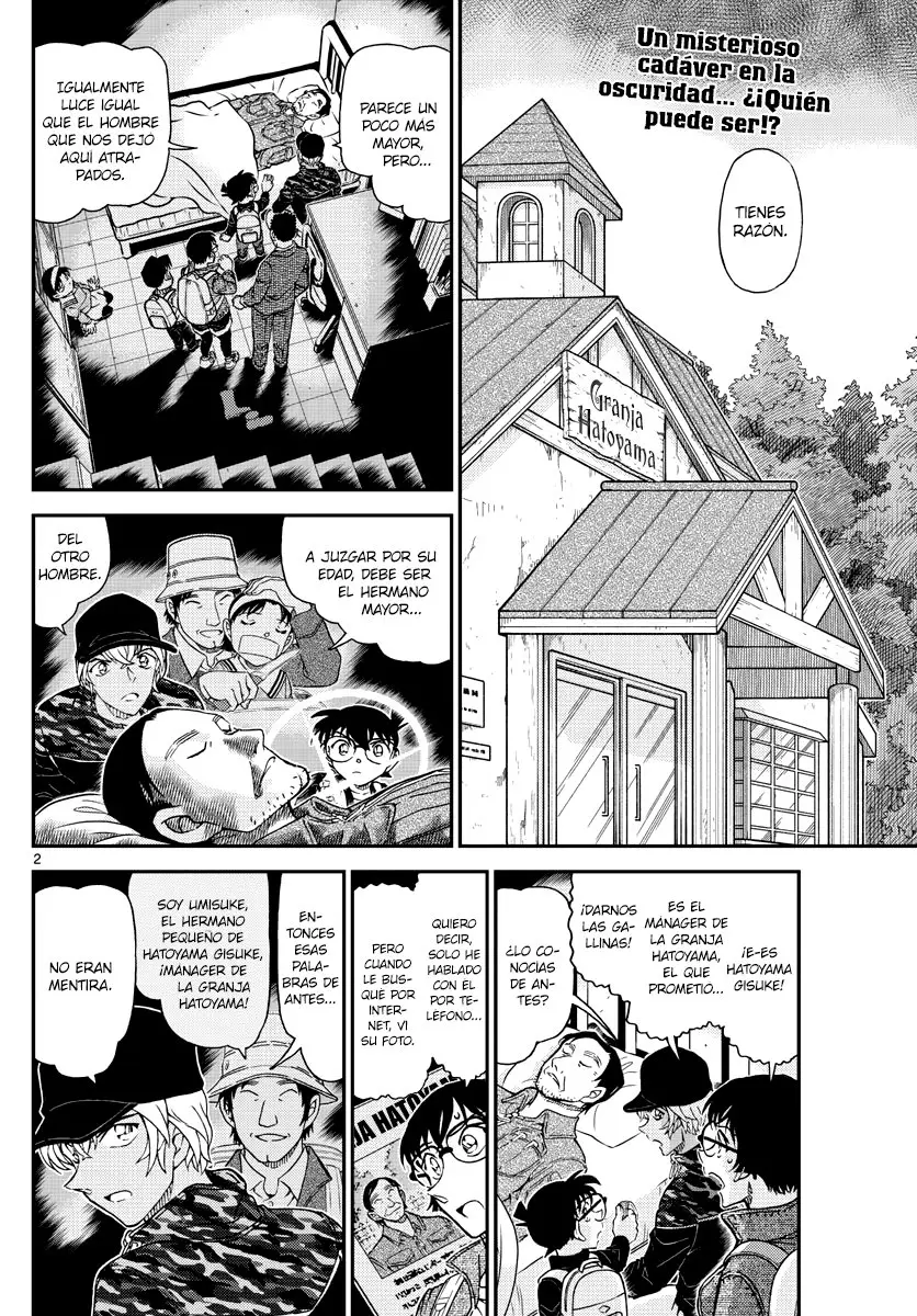 Detective Conan capítulo 1052, página 3