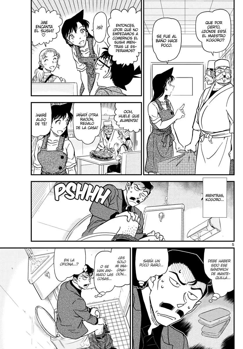 Detective Conan capítulo 1056, página 5