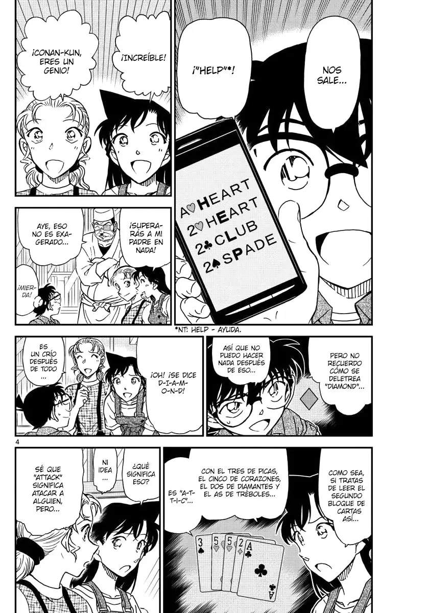 Detective Conan capítulo 1057, página 4