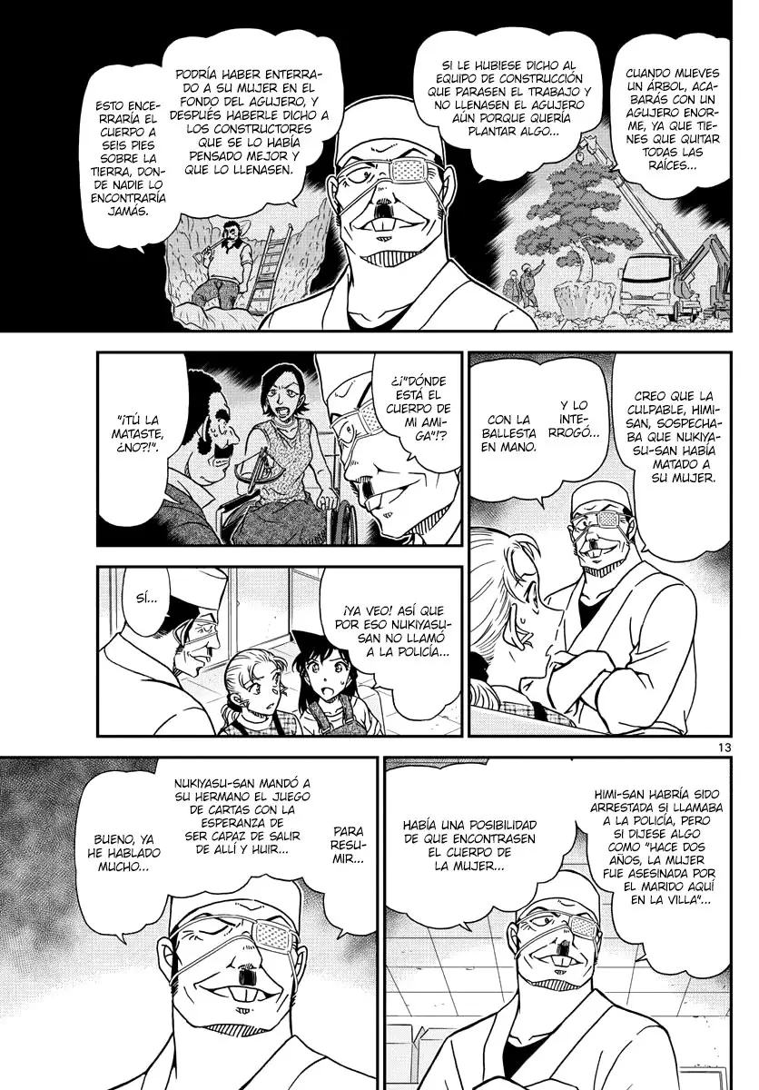 Detective Conan capítulo 1057, página 13