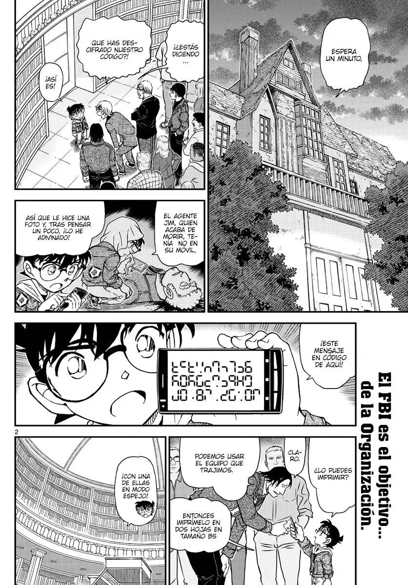 Detective Conan capítulo 1062, página 2