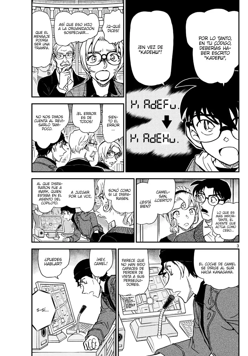 Detective Conan capítulo 1063, página 3