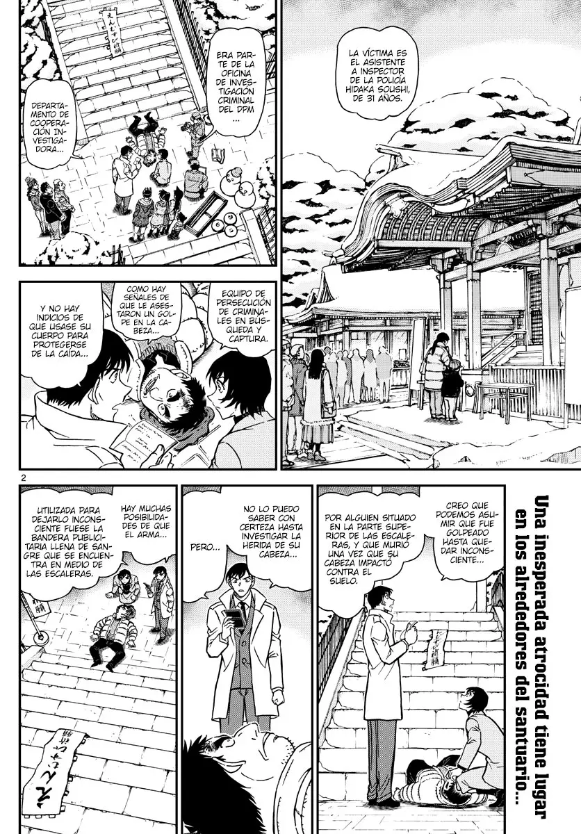 Detective Conan capítulo 1068, página 2