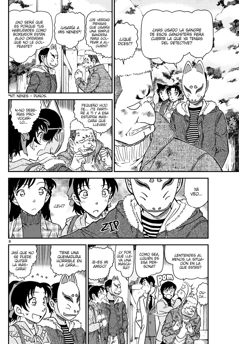 Detective Conan capítulo 1068, página 8