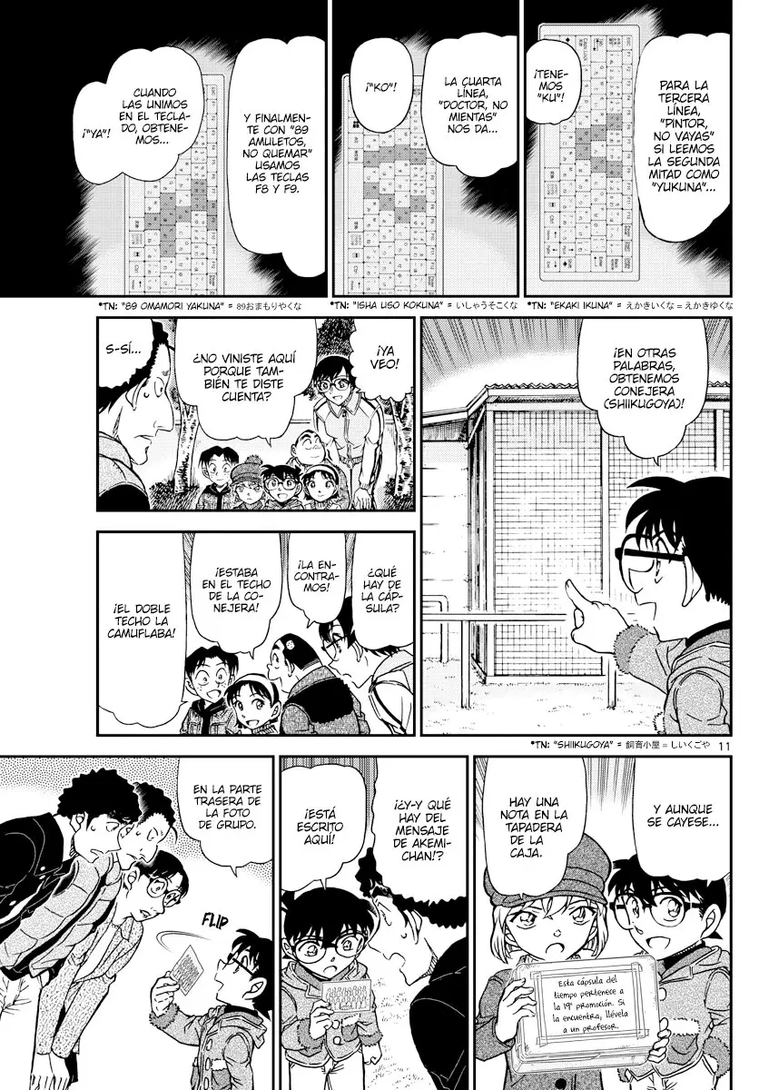 Detective Conan capítulo 1072, página 11