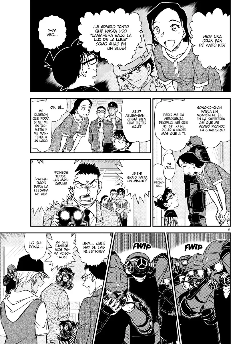 Detective Conan capítulo 1077, página 5
