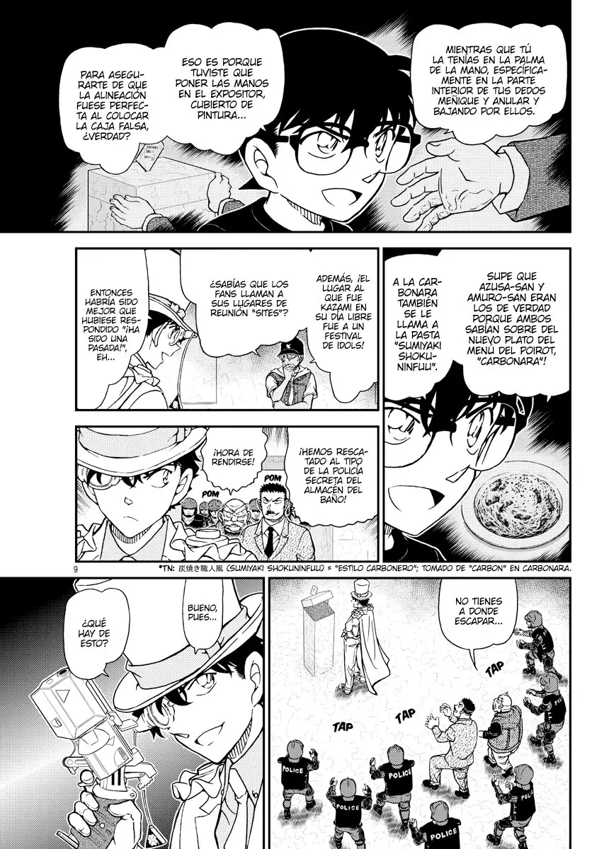 Detective Conan capítulo 1078, página 9