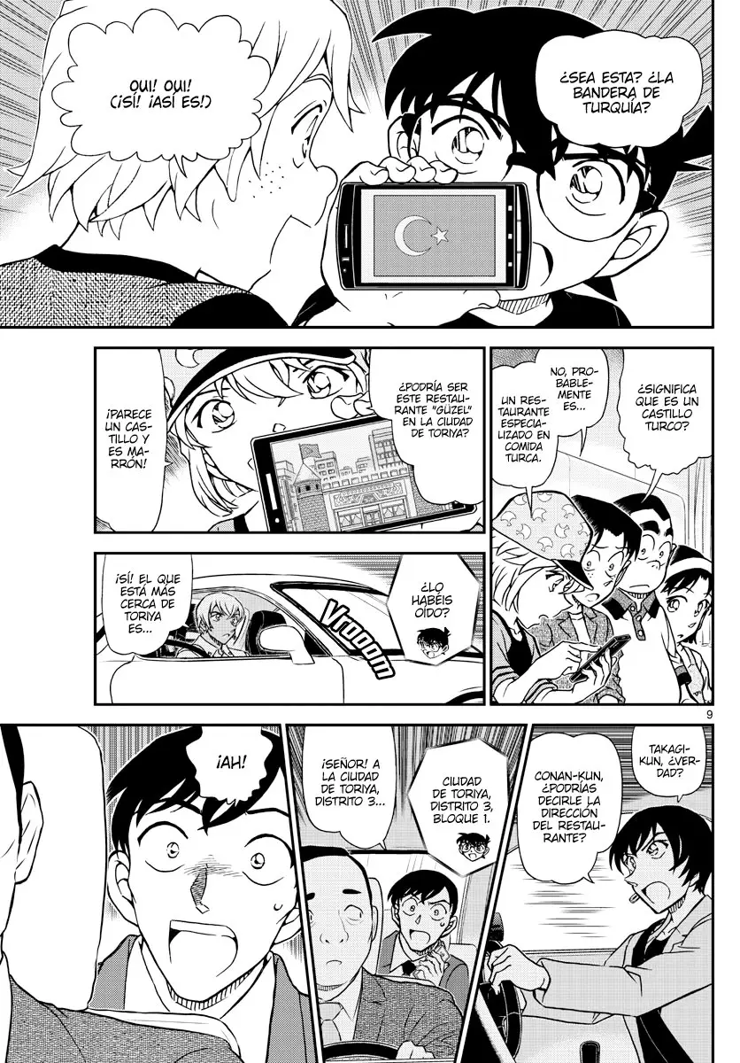 Detective Conan capítulo 1081, página 9
