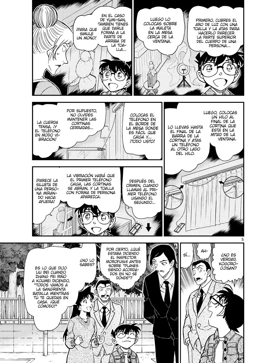 Detective Conan capítulo 1084, página 5