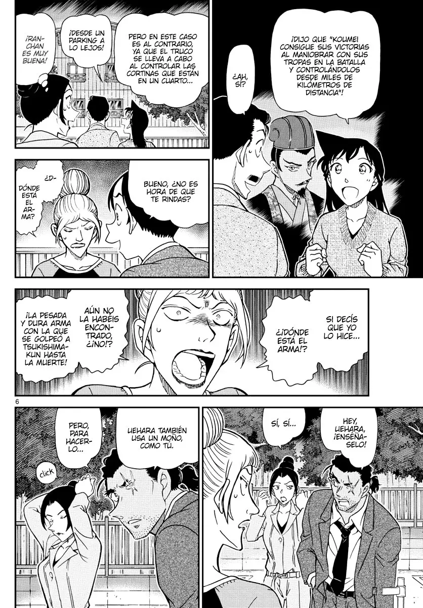 Detective Conan capítulo 1084, página 6