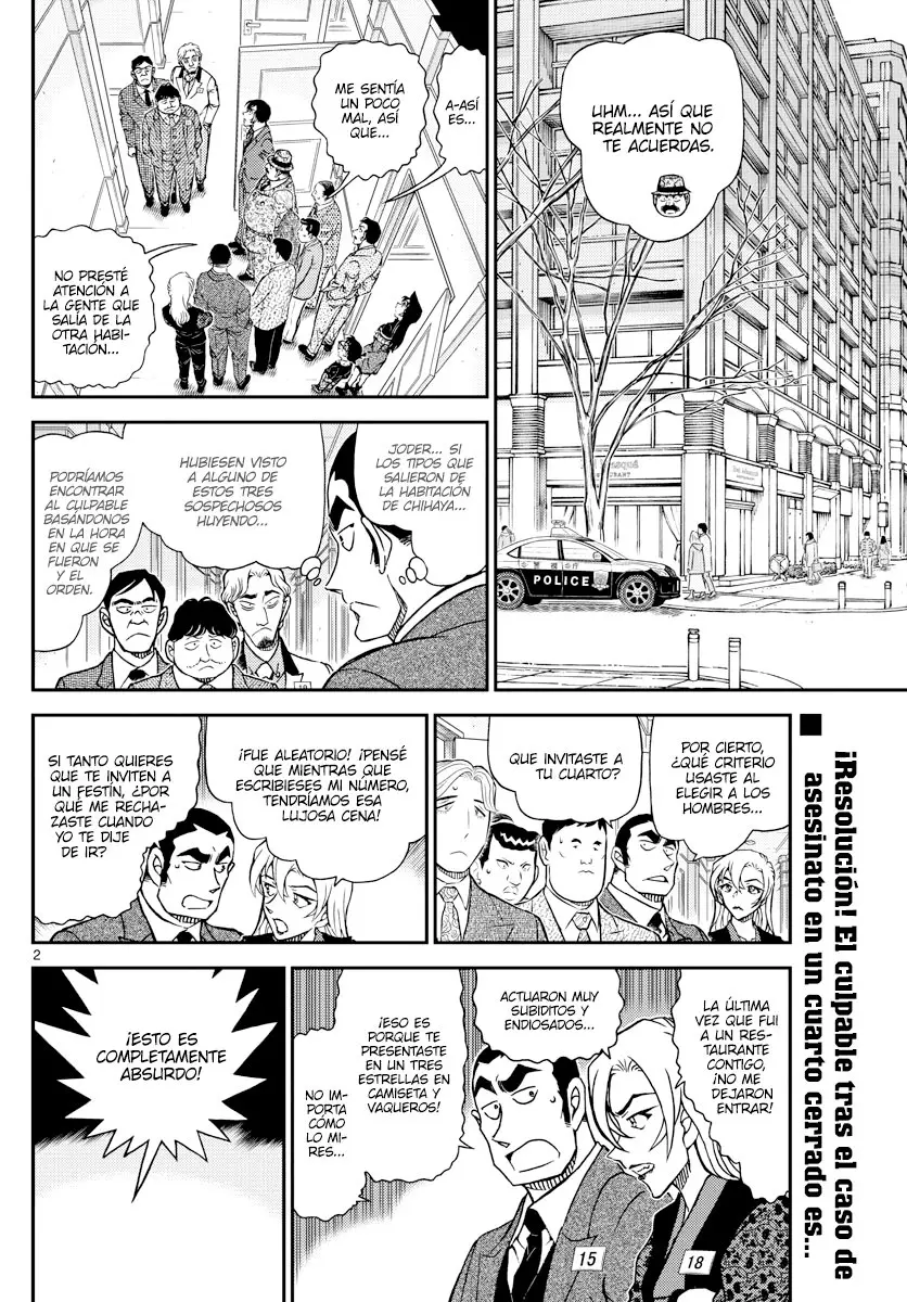 Detective Conan capítulo 1087, página 2