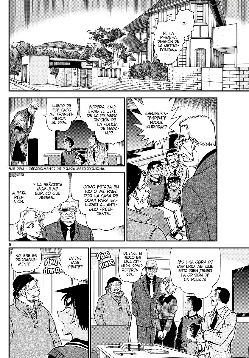 Detective Conan capítulo 1088, página 8